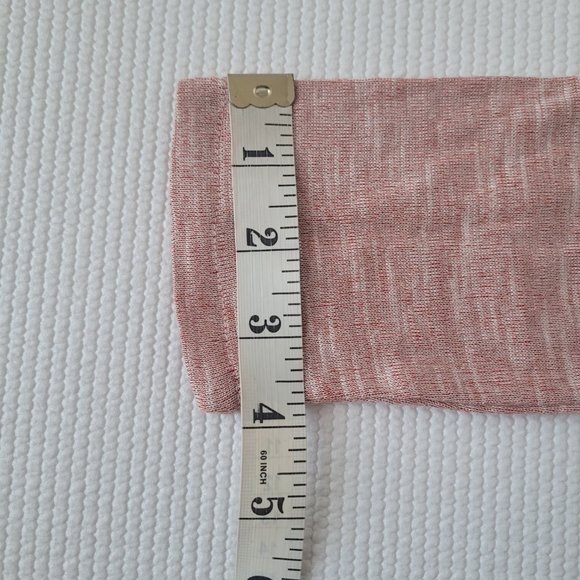 Very J Tunic Oversized Women's Medium Cowl Neck Pink Rust Women's Lagenlook - Picture 5 of 13